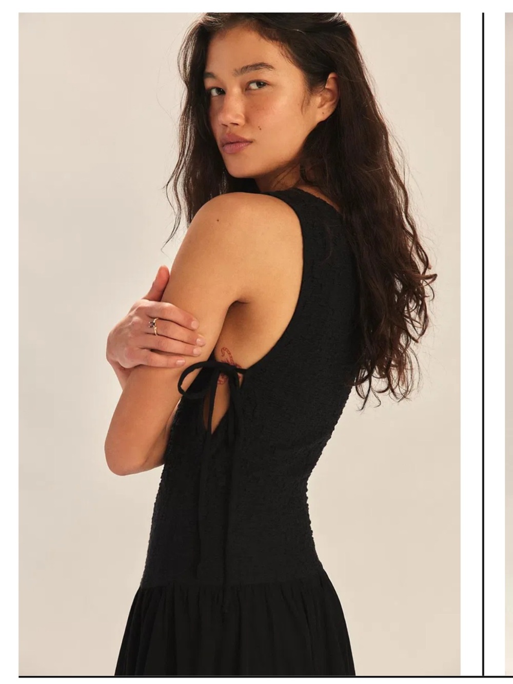 Free People Sterling Maxi Dress Black XS NWOT - Picture 3 of 3
